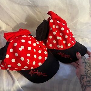 DISNEY RED POLKA DOT Red Bow Minnie Ears